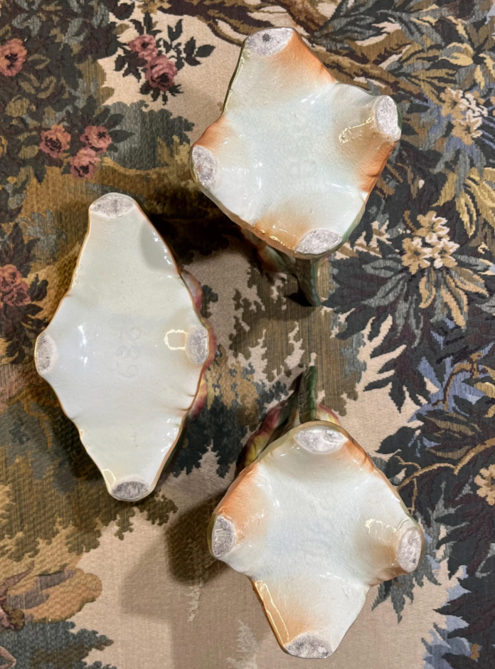 Antiek Art Deco Tulpenset - Jardinière met Twee Vaasjes - Jugendstil Nederland ca. 1925