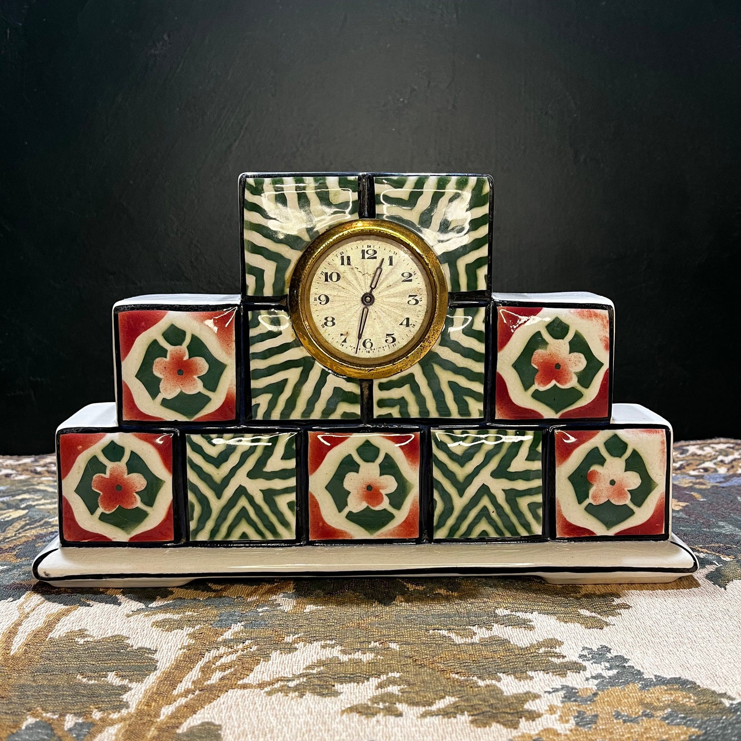 art - deco tafel klok