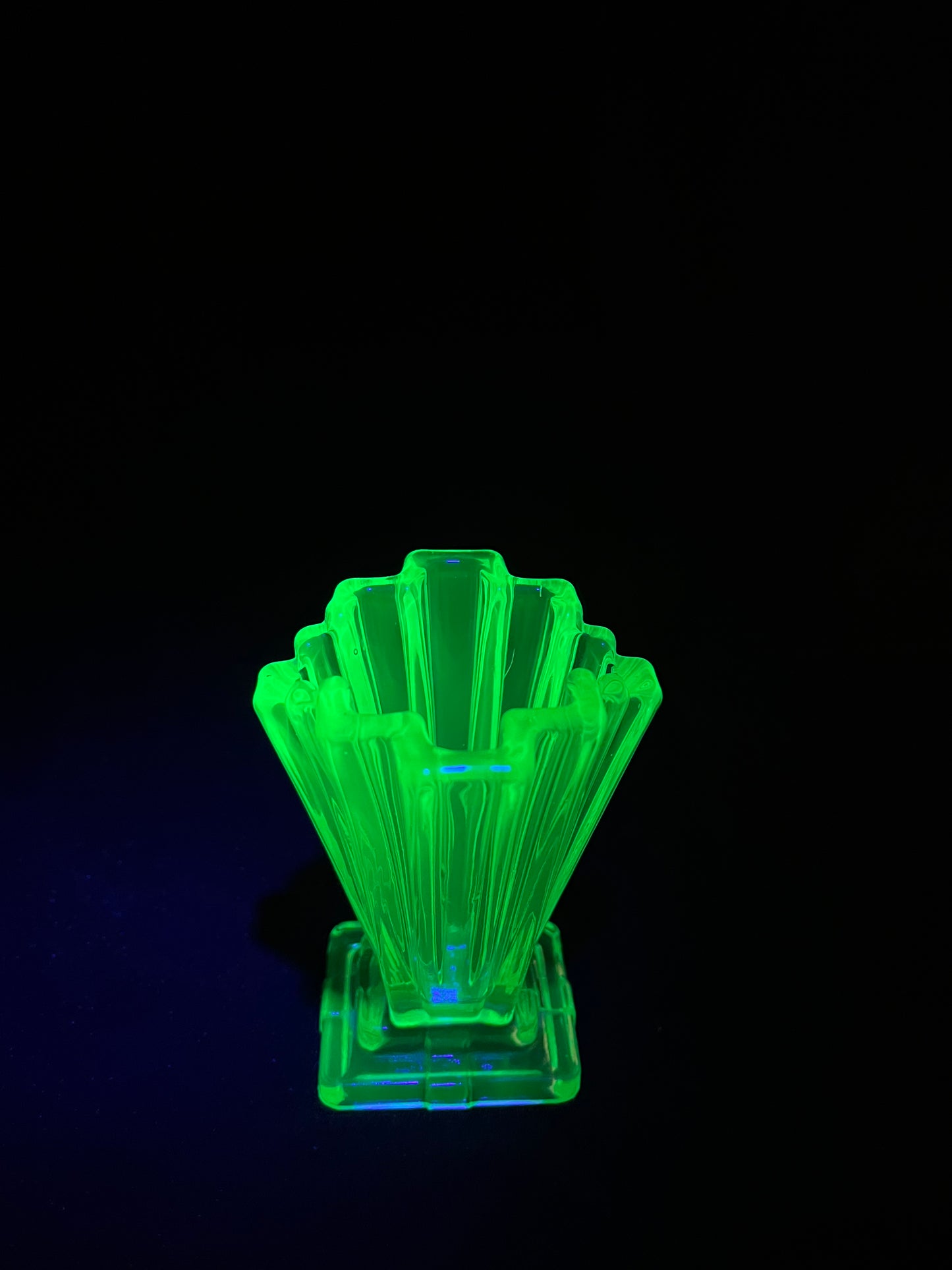 Art Deco Uranium Vase - Bagley & Co