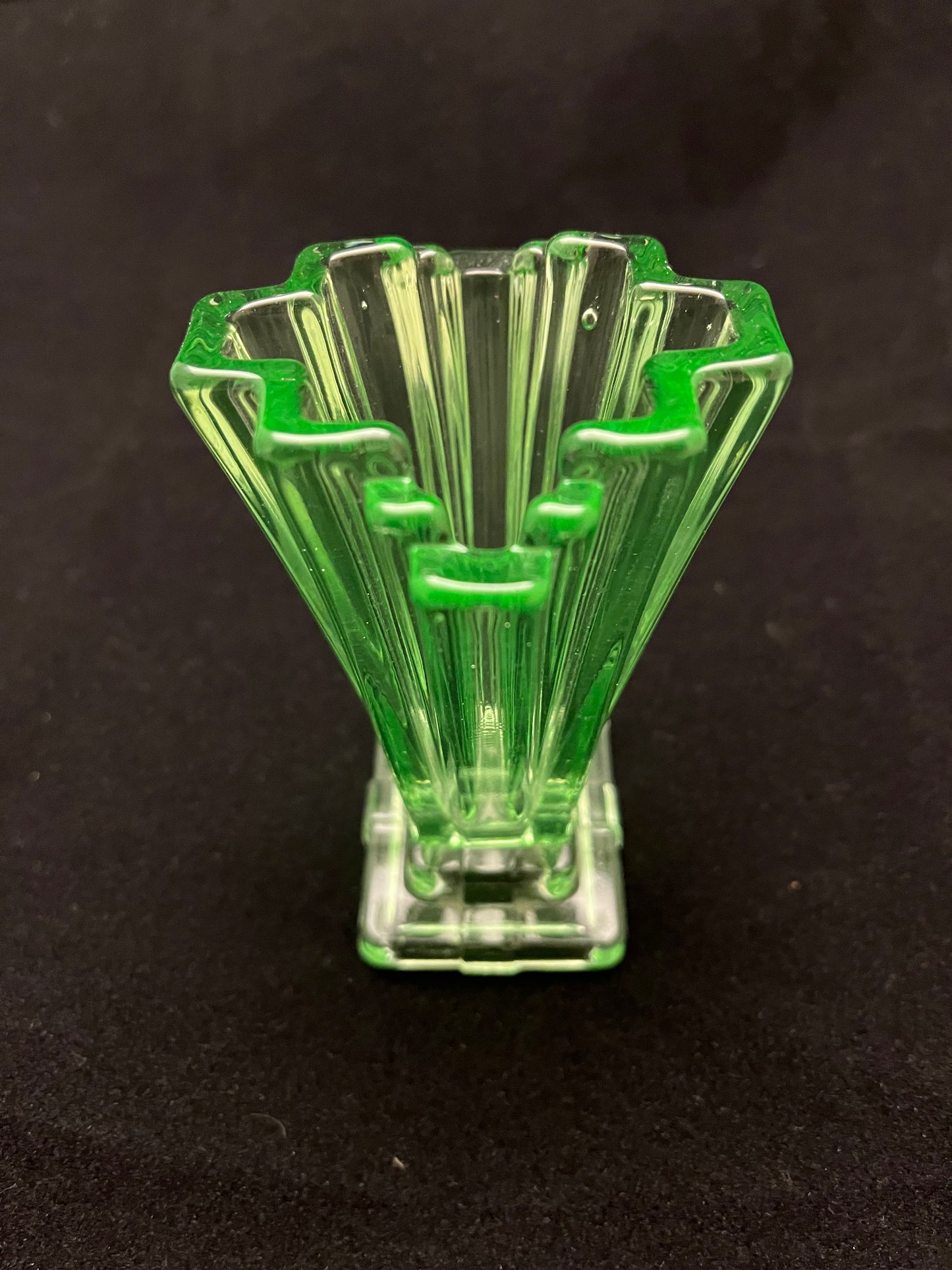 Art Deco Uranium Vase - Bagley & Co