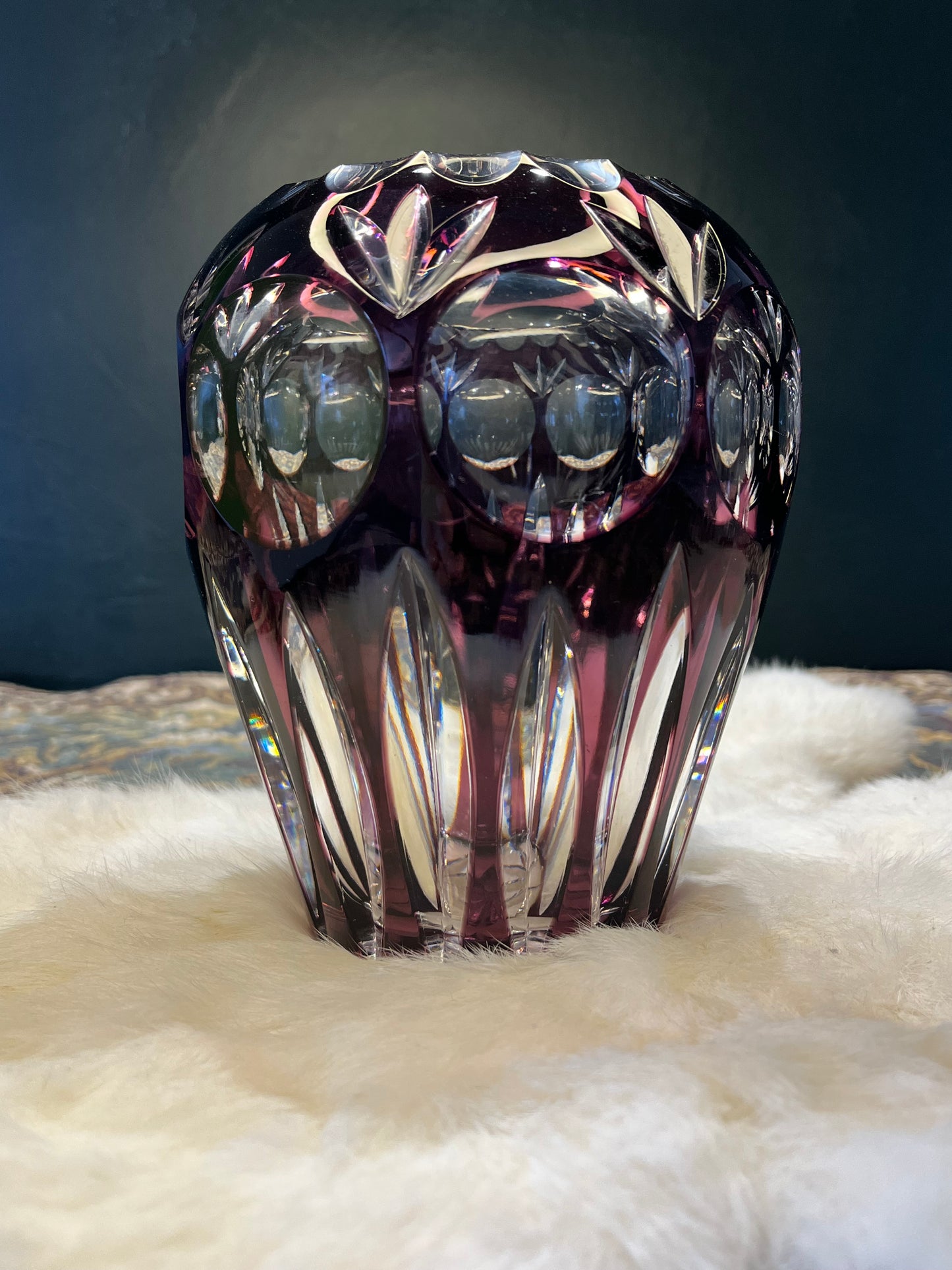 Bohemian Crystal - Vintage - Vase