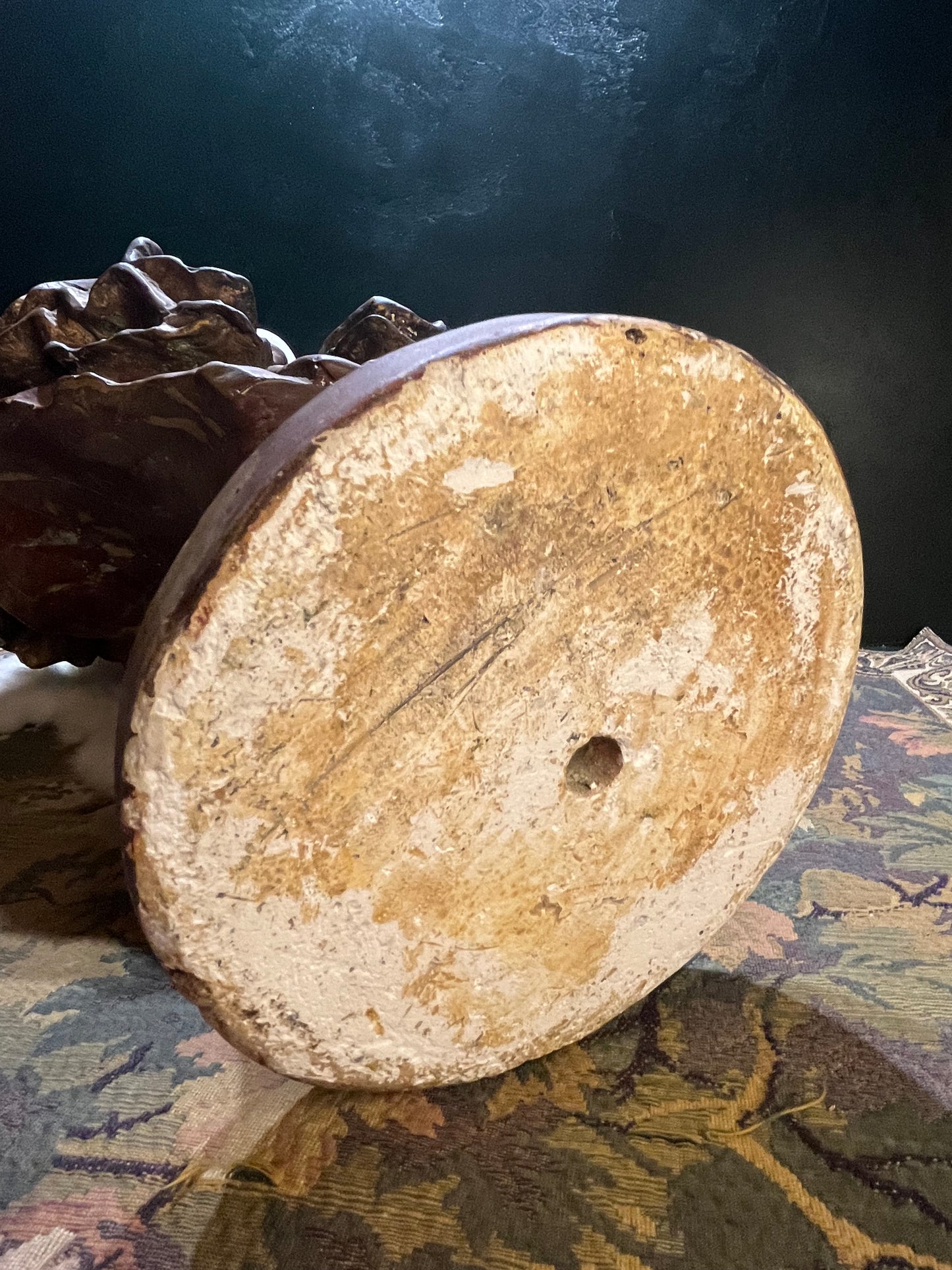 Antieke Jugendstil Pierrot Gipsen Buste - 20e Eeuw