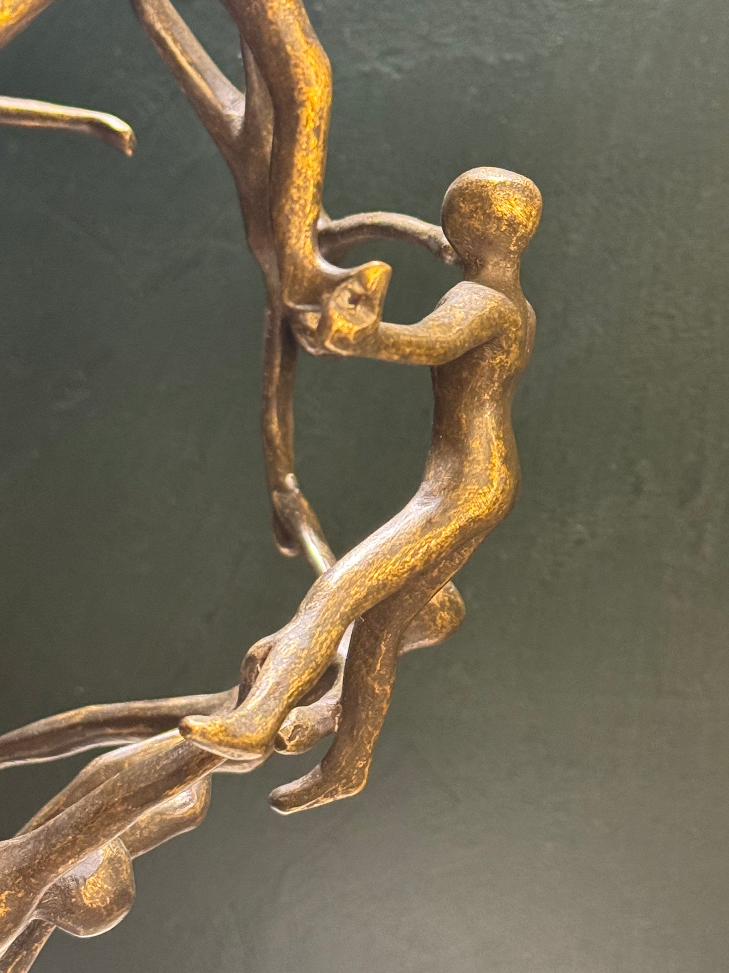 Benjamin Wouters (XX) - Bronzen Sculptuur 'Human Globe' - Hedendaagse Kunst