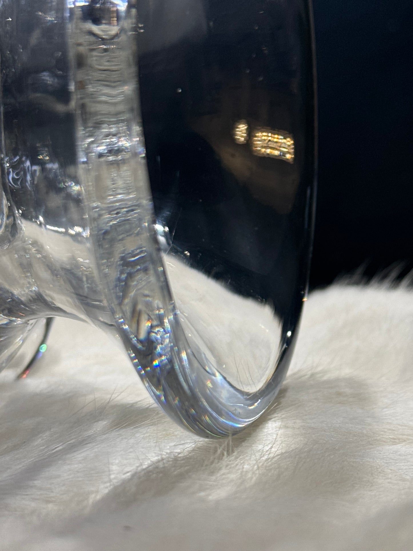 Val Saint Lambert Kristallen Vaas - Antonio & Guido Bon - Vintage Belgisch Kristal ca. 1950