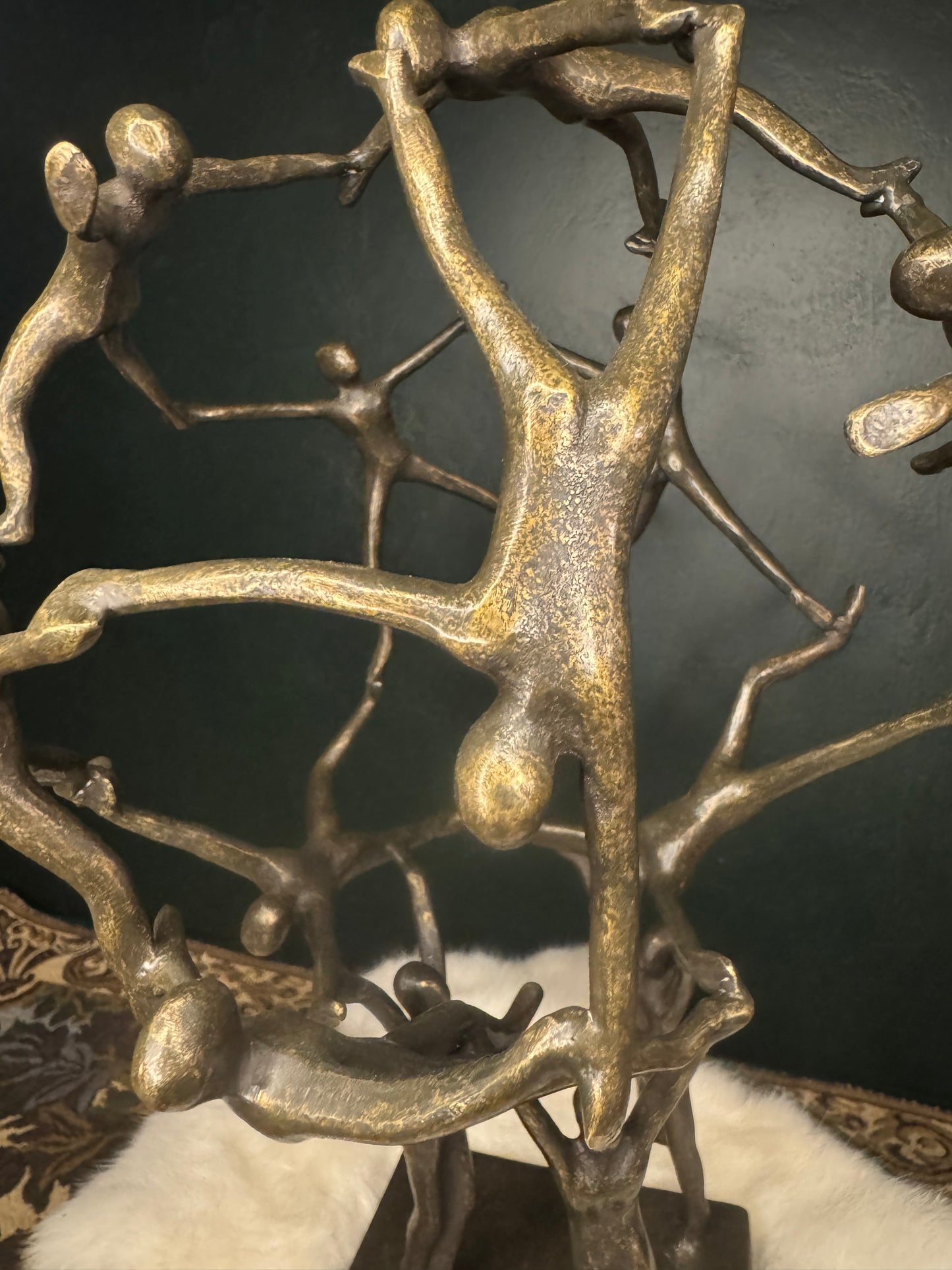 Benjamin Wouters (XX) - Bronzen Sculptuur 'Human Globe' - Hedendaagse Kunst