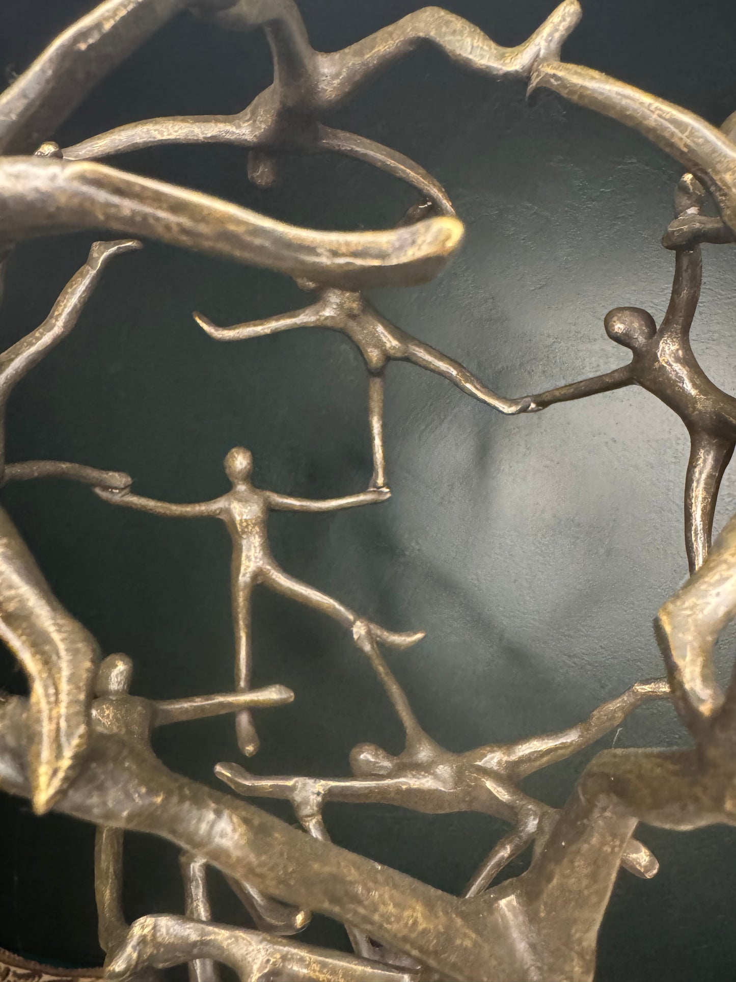 Benjamin Wouters (XX) - Bronzen Sculptuur 'Human Globe' - Hedendaagse Kunst