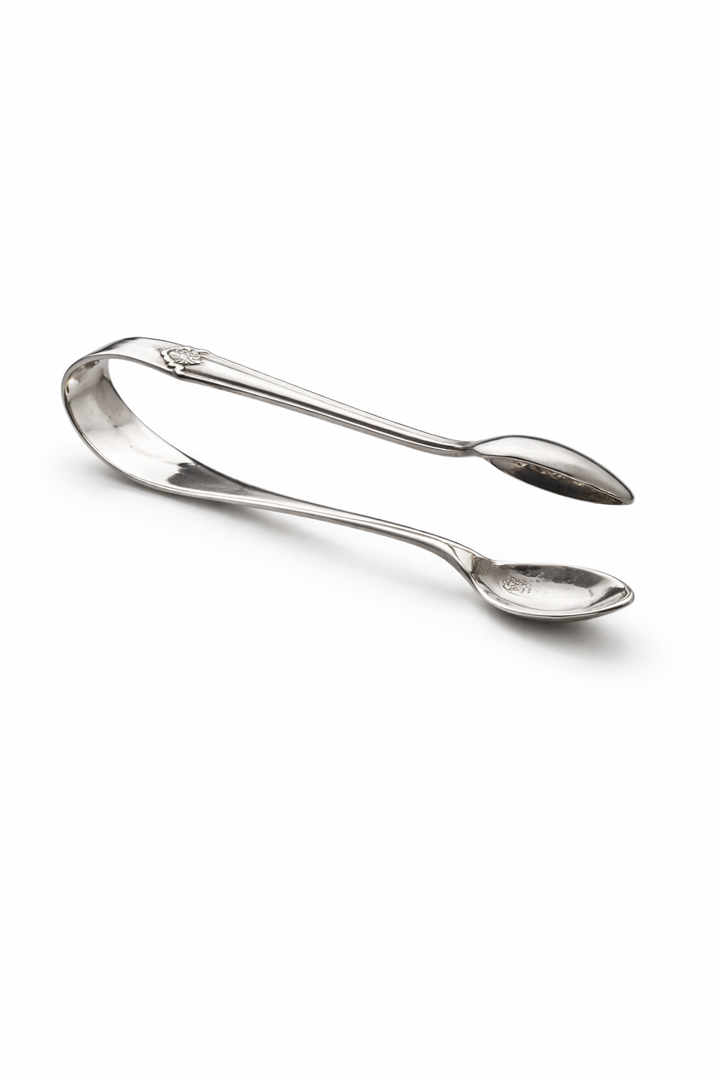 Engelse Art-Deco zilveren theelepelset (1925) – S. L. Deakin & Son – Sterling 925 – incl. suikertang & etui