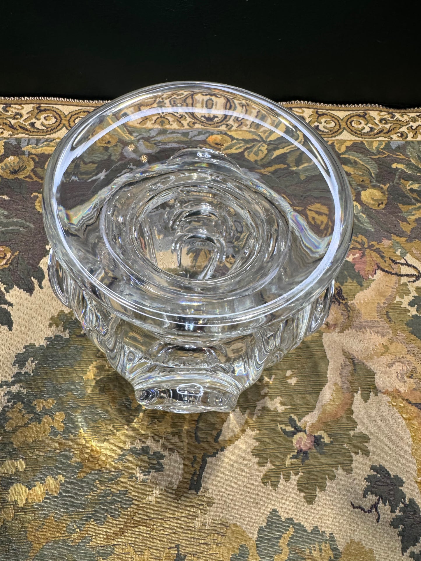 Val Saint Lambert Kristallen Vaas - Antonio & Guido Bon - Vintage Belgisch Kristal ca. 1950