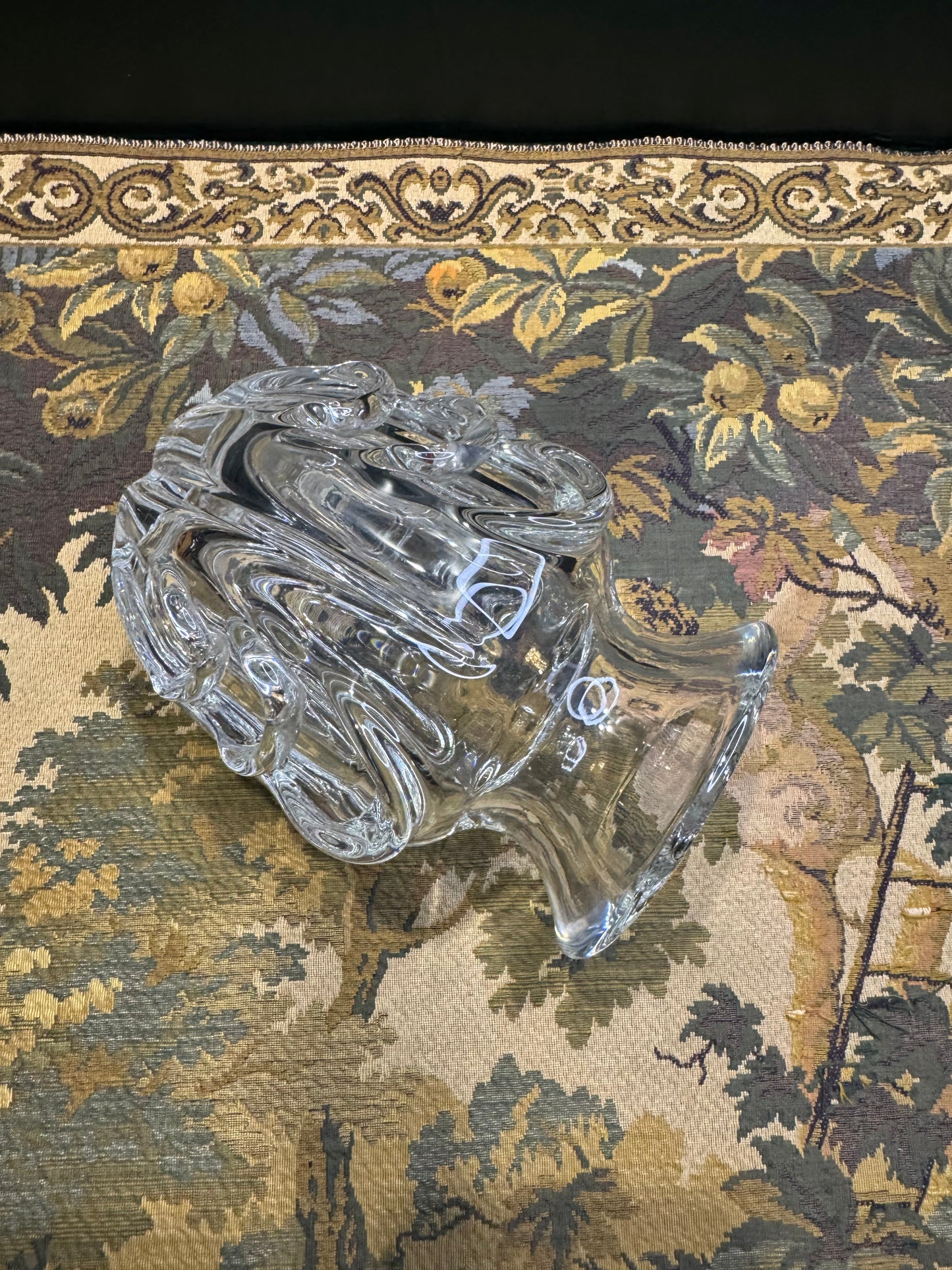 Val Saint Lambert Kristallen Vaas - Antonio & Guido Bon - Vintage Belgisch Kristal ca. 1950