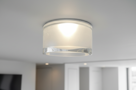 Roberto Pamio CUP Serie Inbouwspots – iGuzzini – Set van 2 – Kristalglas met Prisma Effect – 2000-2010