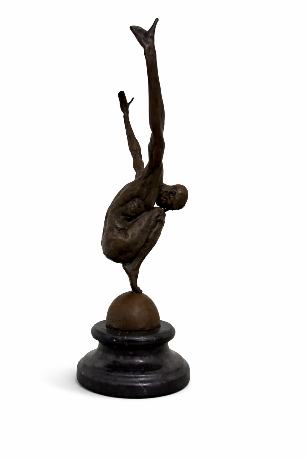 Milo (1910–1978) – Bronzen acrobaat in balans | Art Deco sculptuur