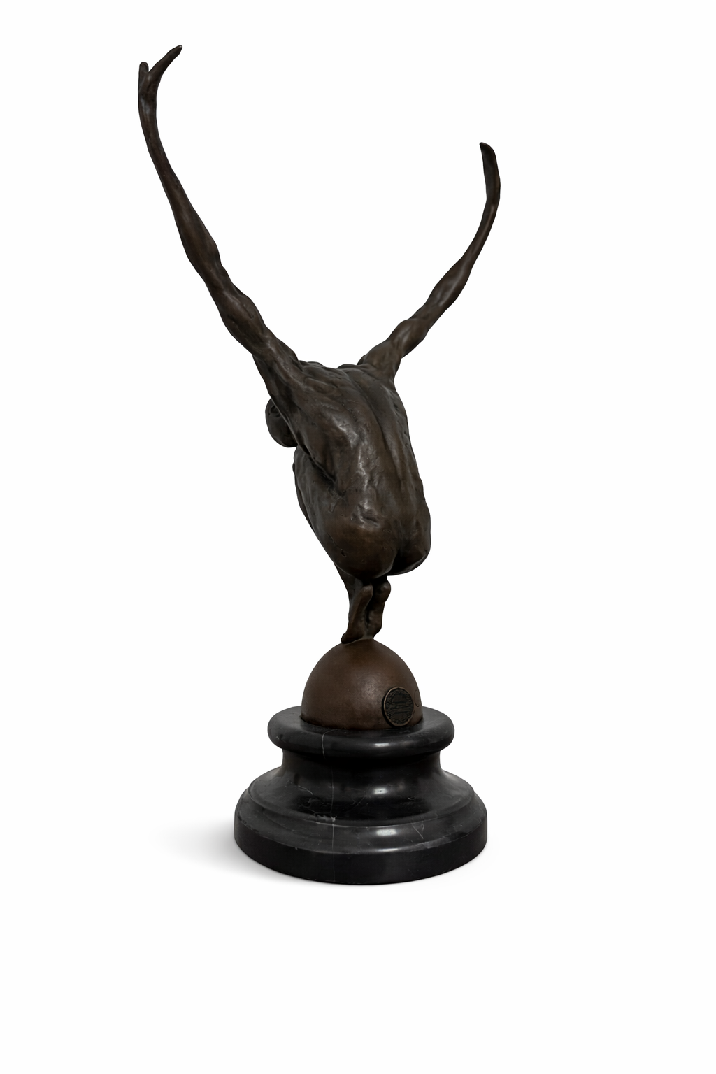 Milo (1910–1978) – Bronzen acrobaat in balans | Art Deco sculptuur