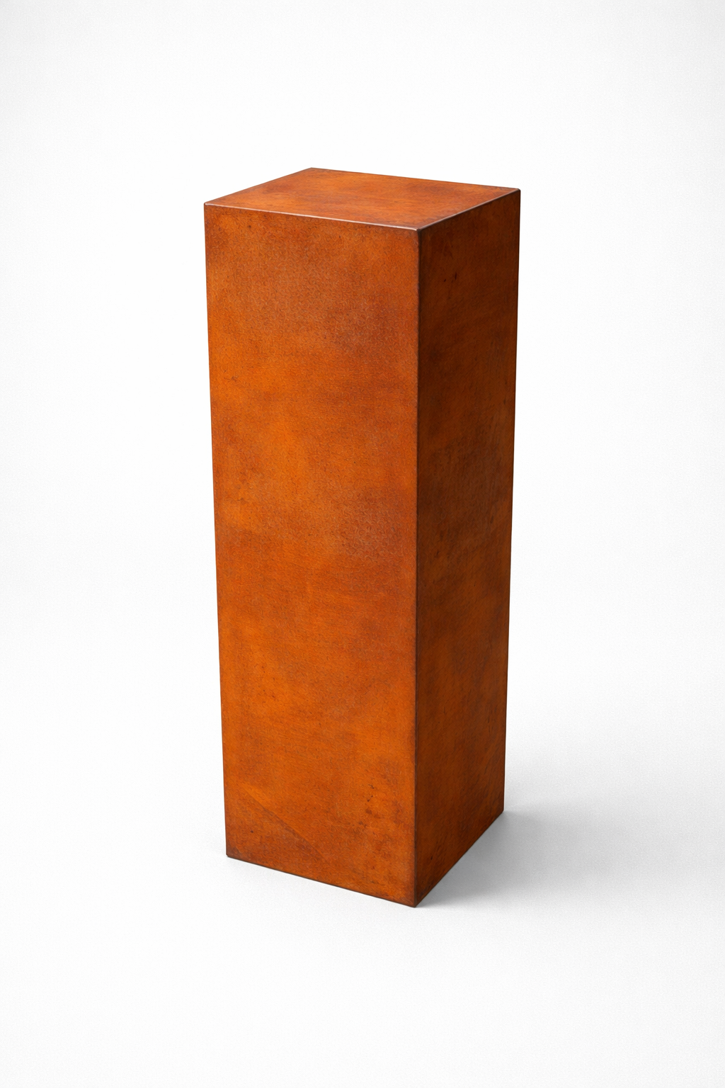 Cortenstalen Zuil – Minimalistische Sokkel voor Beelden & Sculpturen - 1 Meter