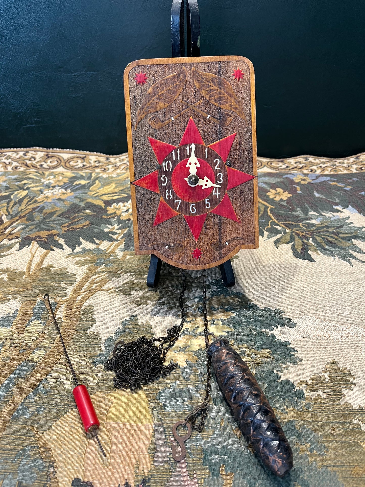 Tabaks- Roode Ster - Blik & Klokje