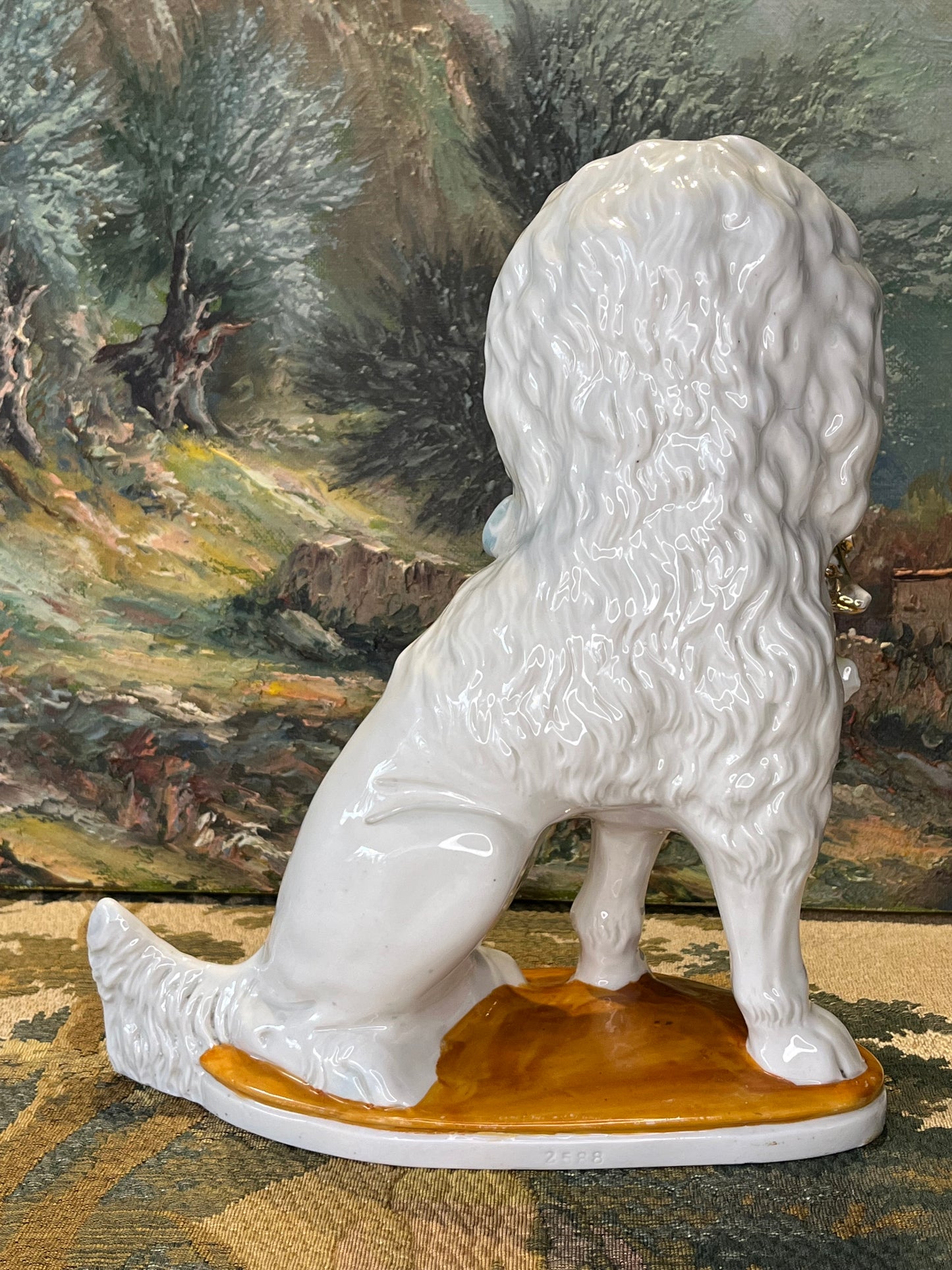 Staffordshire Schouwbeelden - Antiek Porselein Paar - Victoriaans England