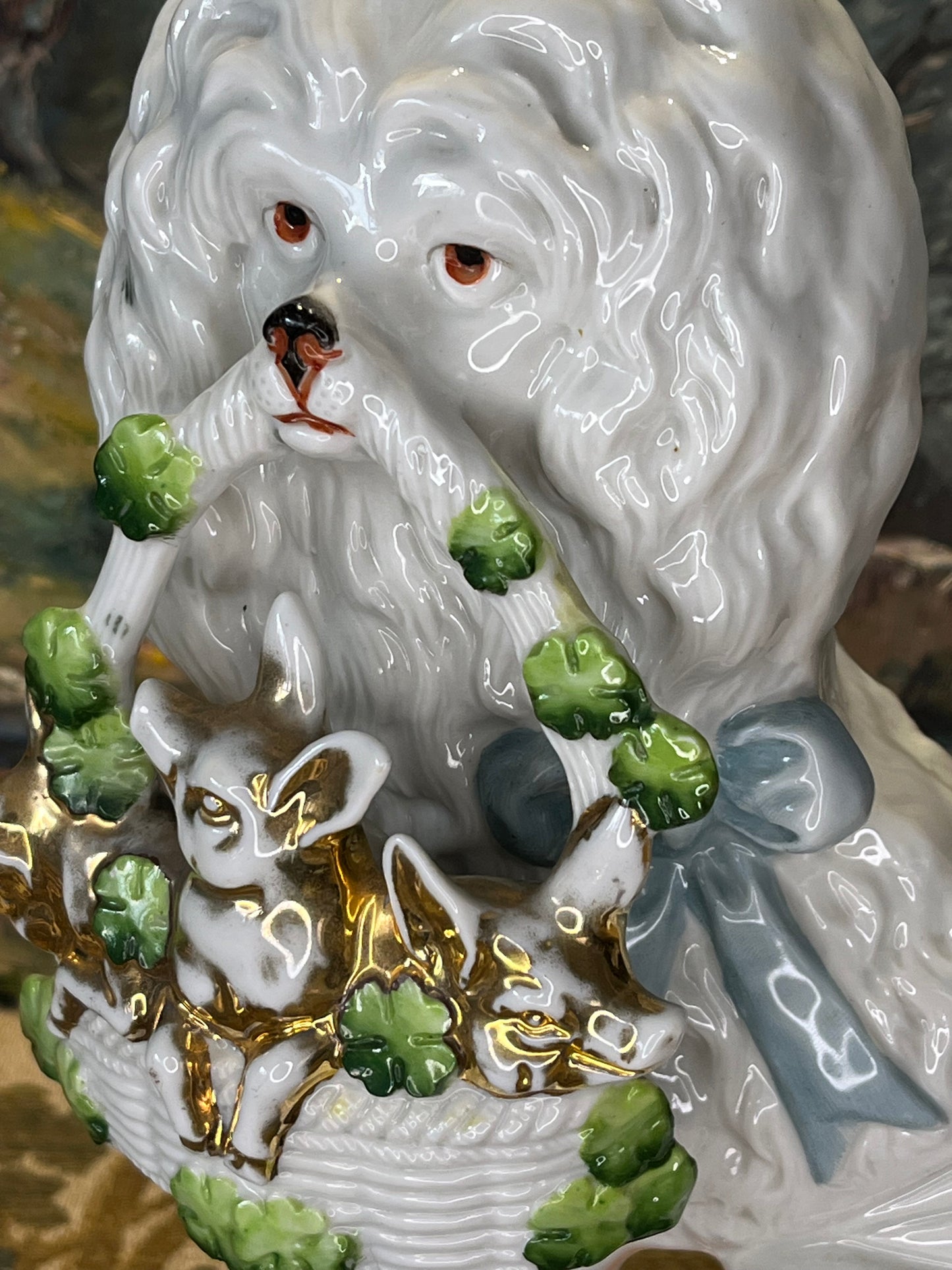 Staffordshire Schouwbeelden - Antiek Porselein Paar - Victoriaans England