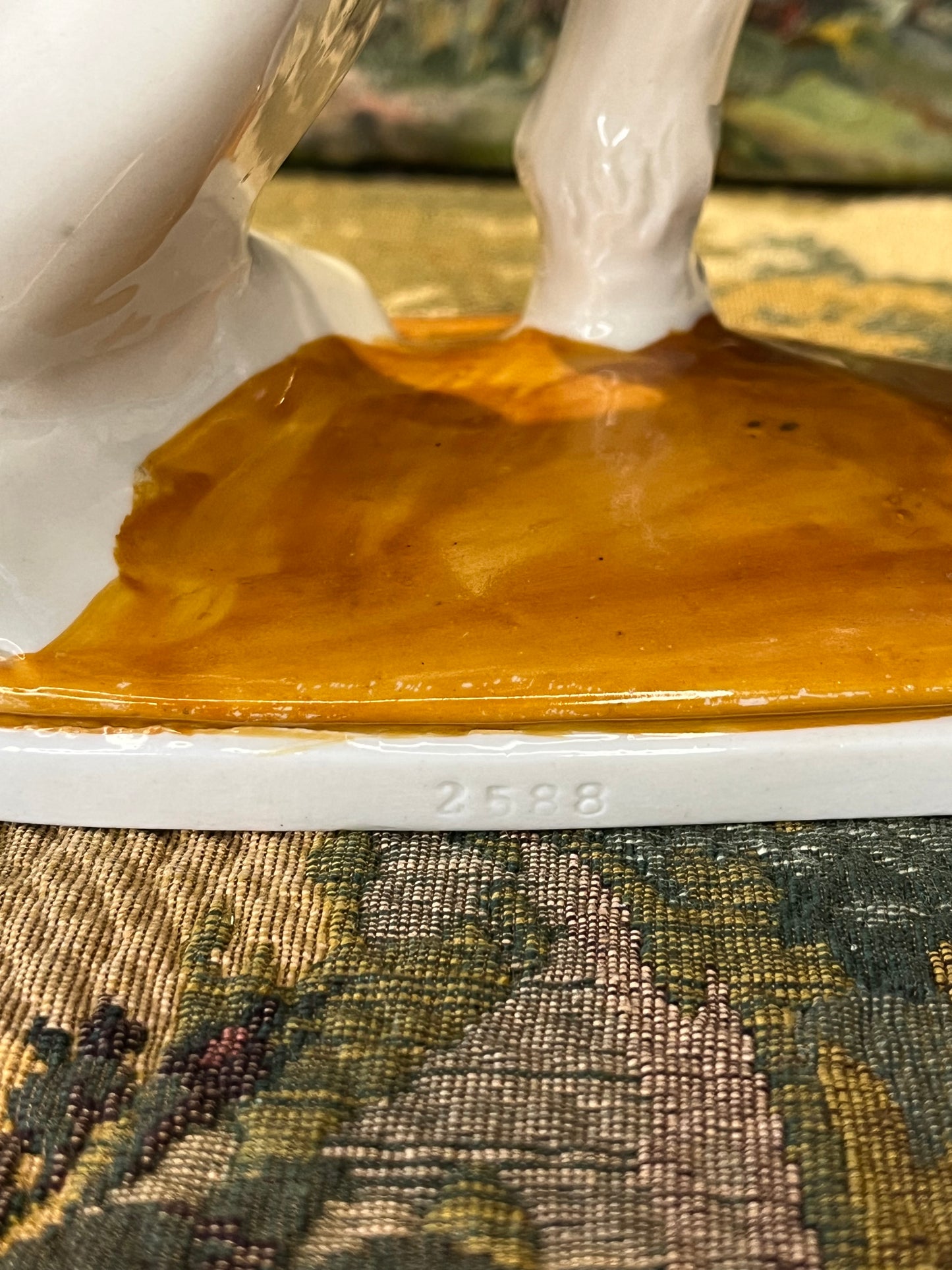 Staffordshire Schouwbeelden - Antiek Porselein Paar - Victoriaans England