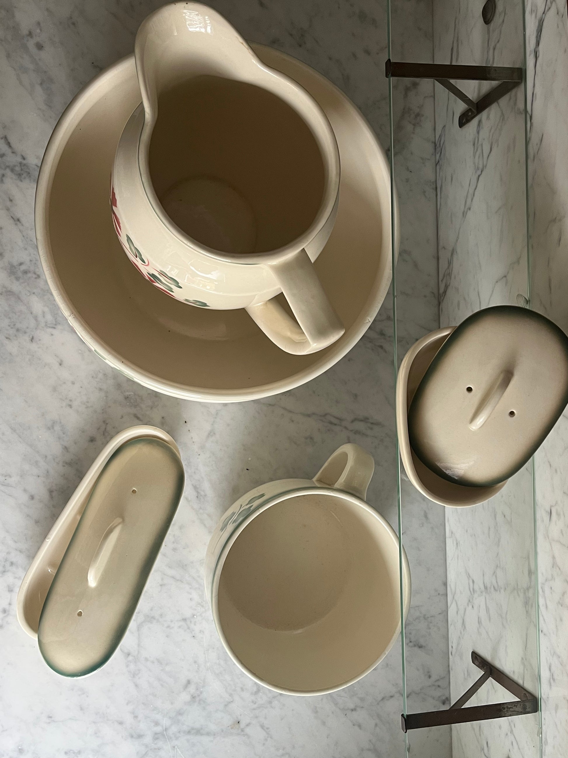 bovenaanzicht lampetten