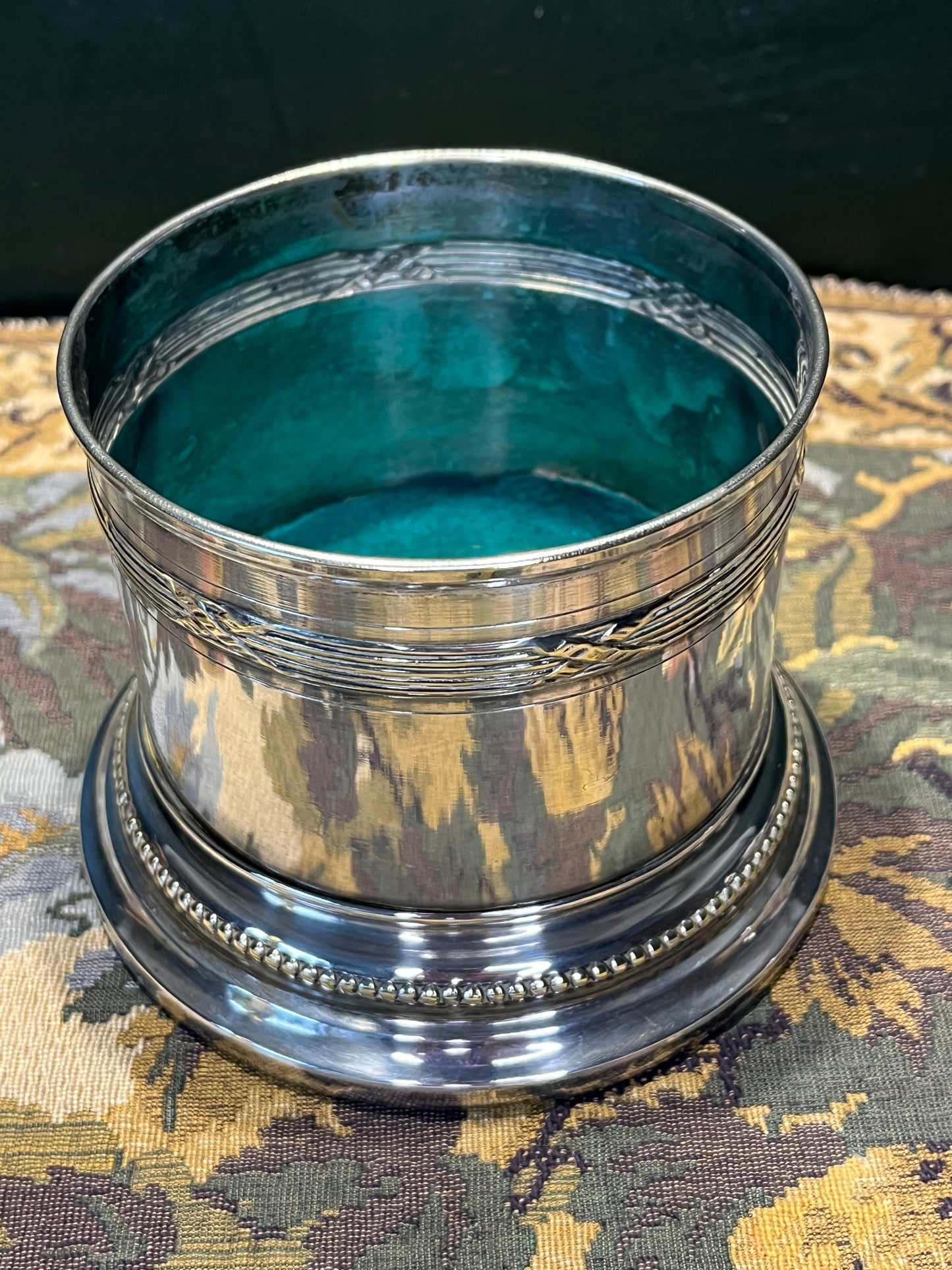 Antieke Verzilverde Wijnhouder - Neo-Lodewijk XVI Stijl, Laat 18e Eeuw