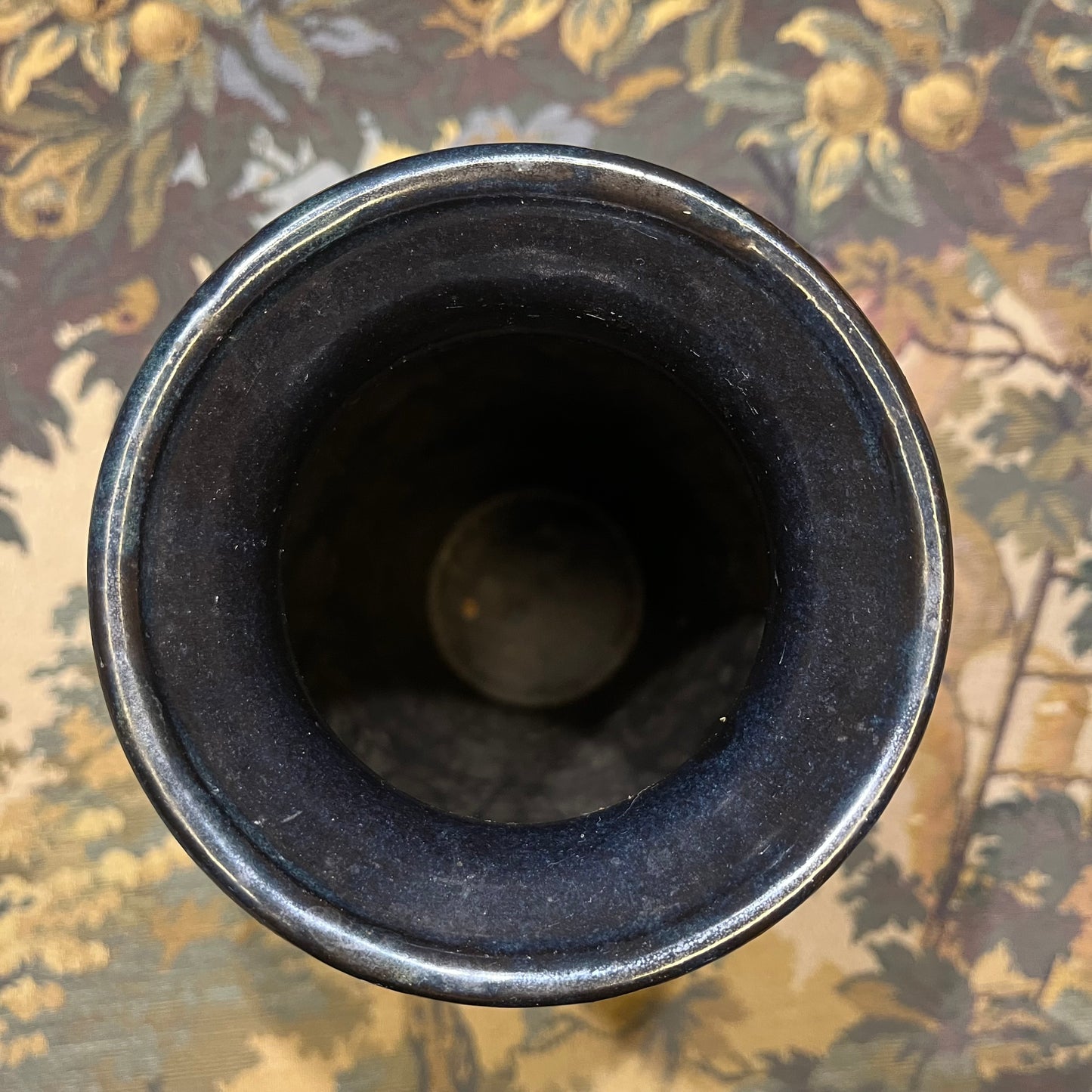 Vintage Jasba Fat Lava Vaas - Geel/Groen Kraterglazuur - West Germany - 25cm