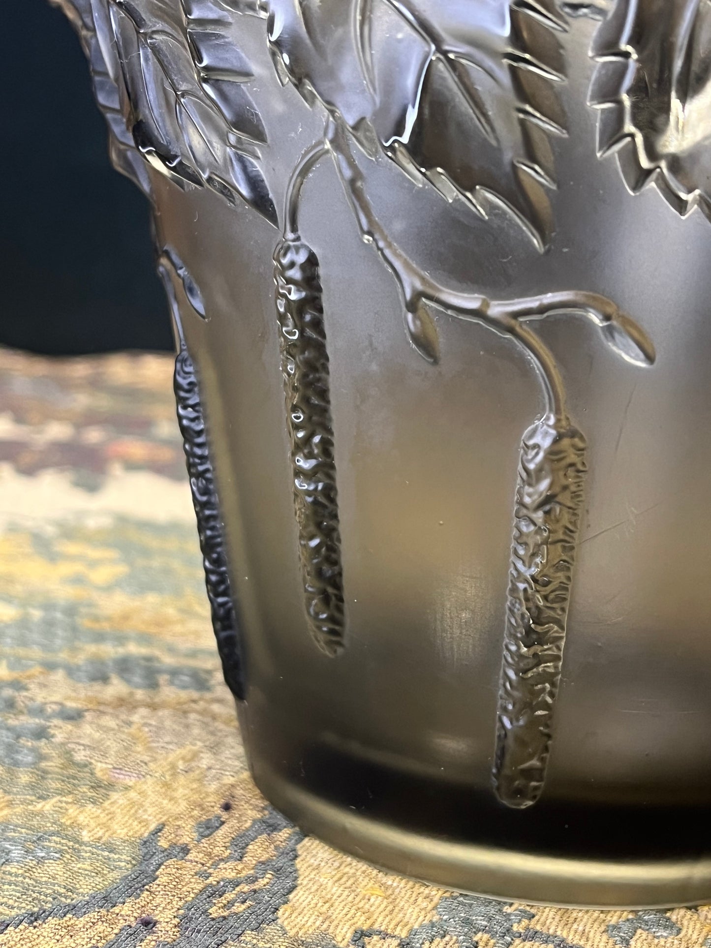 Barolac Persglas Vaas - Josef Ingwald Art Nouveau - Hazelaar Motief