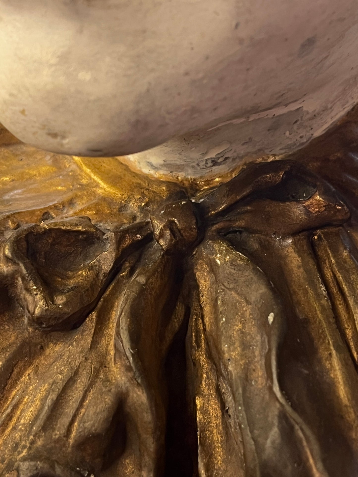 Antieke Jugendstil Pierrot Gipsen Buste - 20e Eeuw