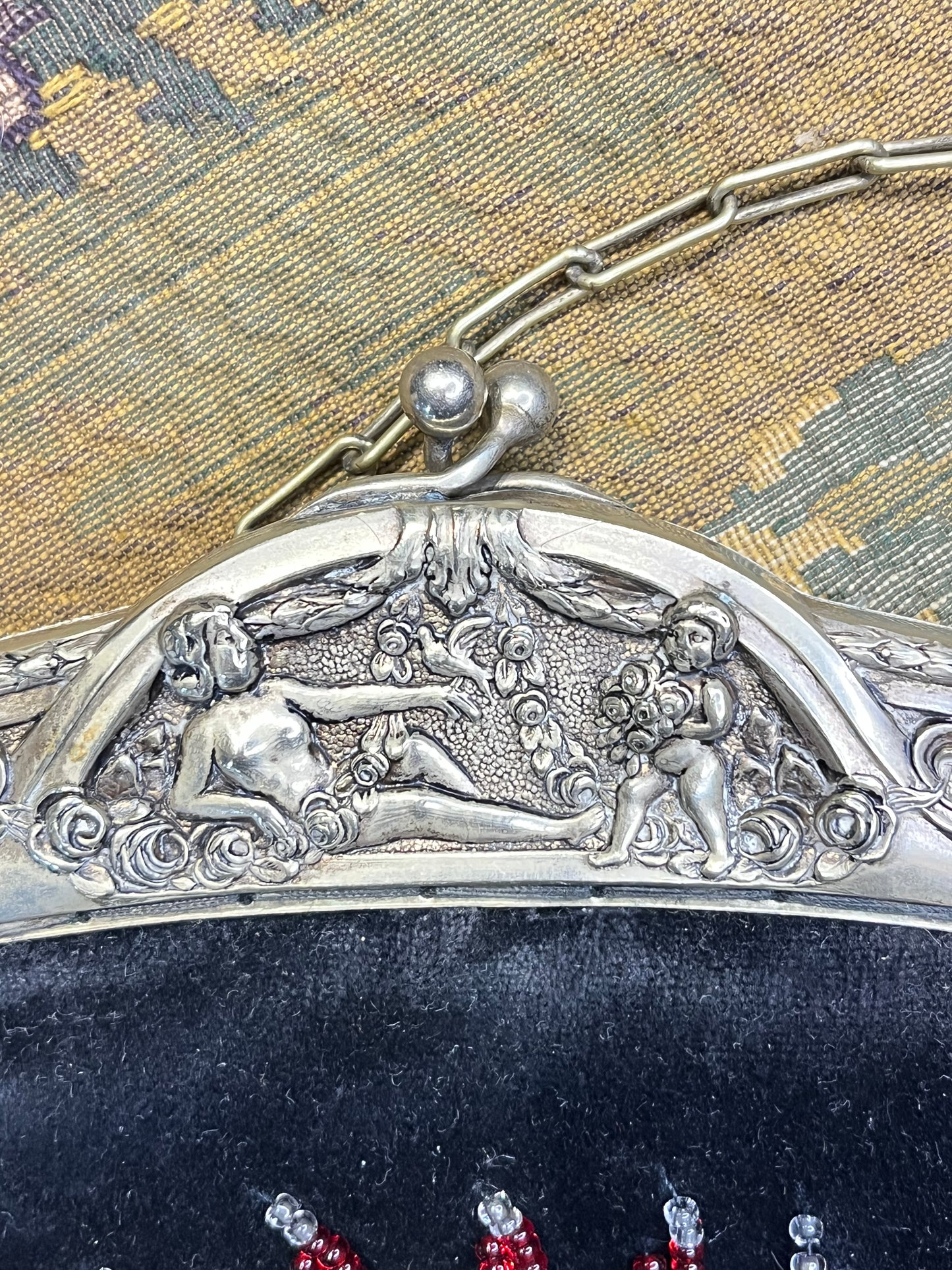 Antieke Art Nouveau & Art Deco Tasjes ca. 1900 – Alpaca Zilver & Glasparel