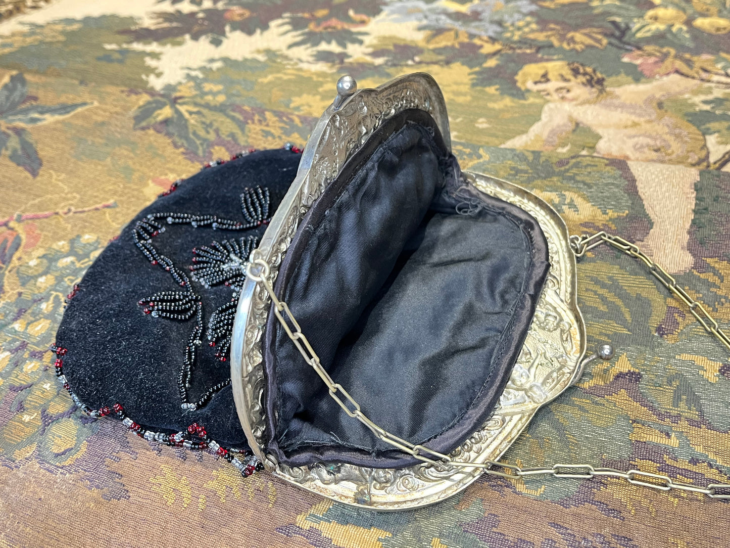 Antieke Art Nouveau & Art Deco Tasjes ca. 1900 – Alpaca Zilver & Glasparel