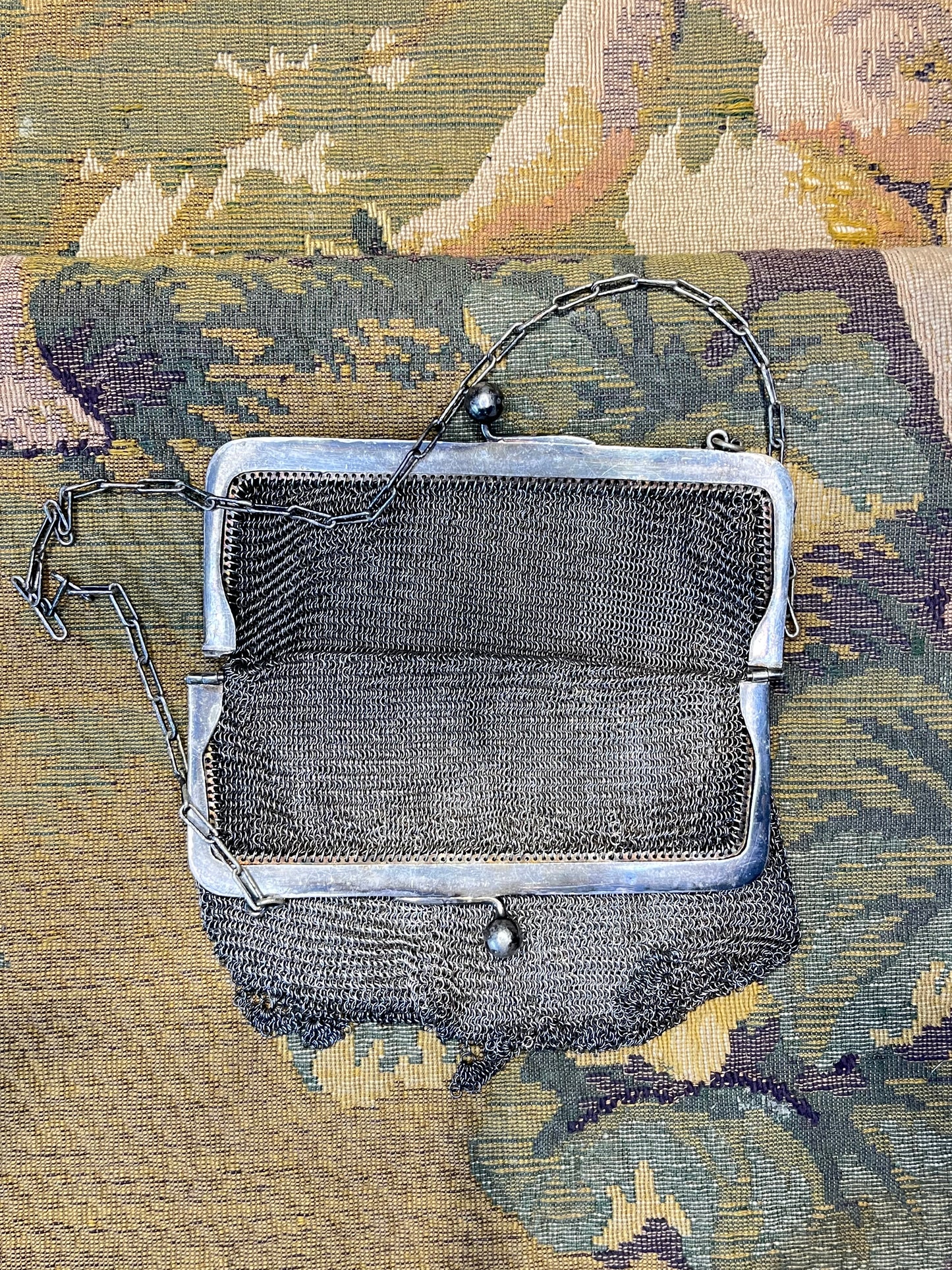 Antieke Art Nouveau & Art Deco Tasjes ca. 1900 – Alpaca Zilver & Glasparel