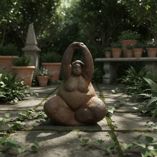 Cortenstaal Sculptuur – Volle Dame Deurstopper