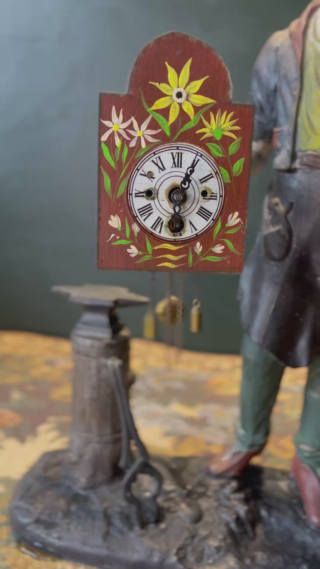 filmpje van lopend klokje